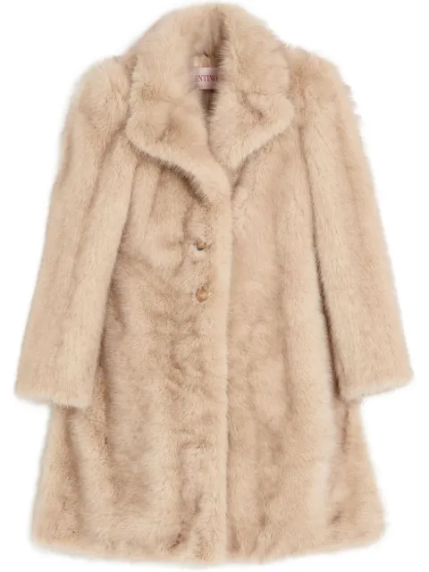 Valentino Garavani オーバーサイズ エコファーコート