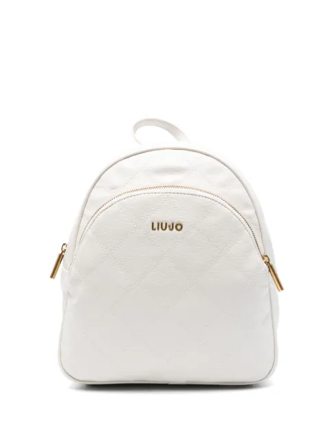 LIU JO logo-lettering backpack