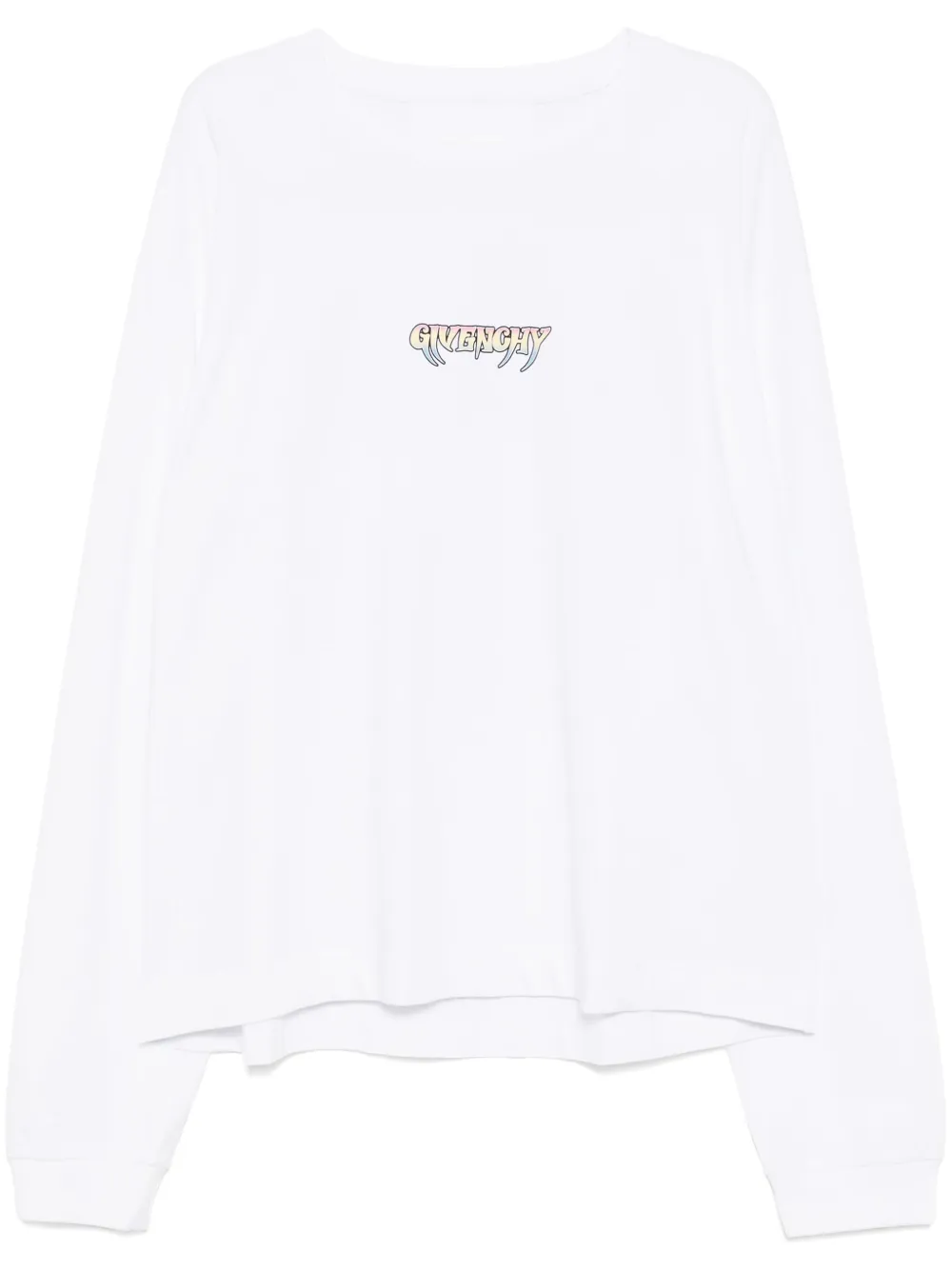 Givenchy T-shirt met logoprint Wit