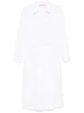 Marni organic-cotton shirt dress - White