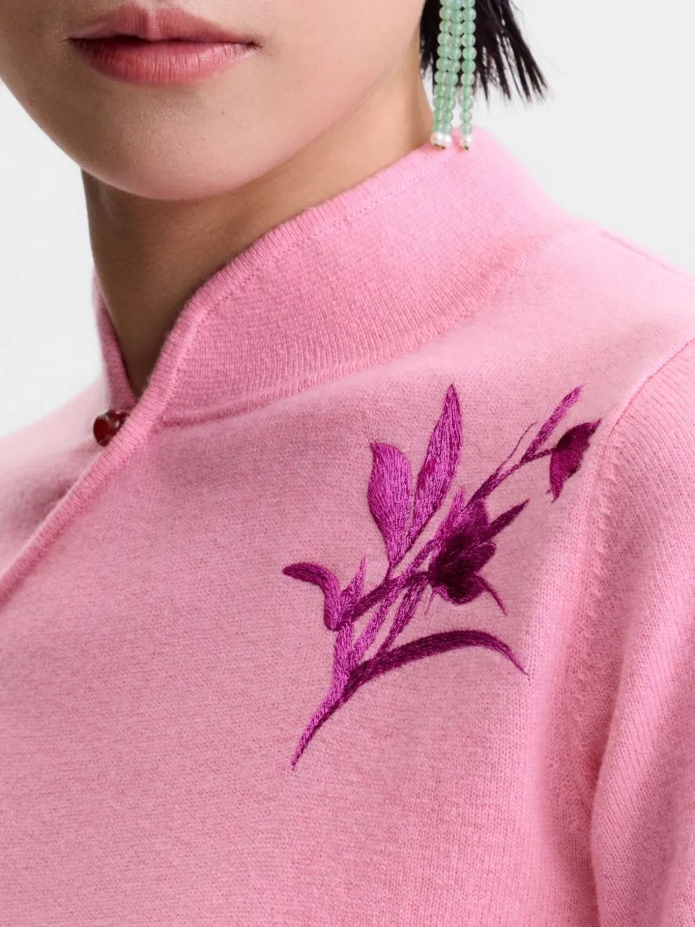 Shanghai Tang Qipao top Roze
