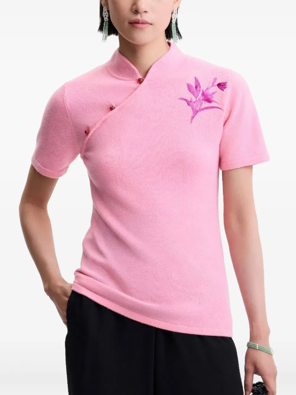 Shanghai Tang top Qipao | Playeras y jerséis | Image 2