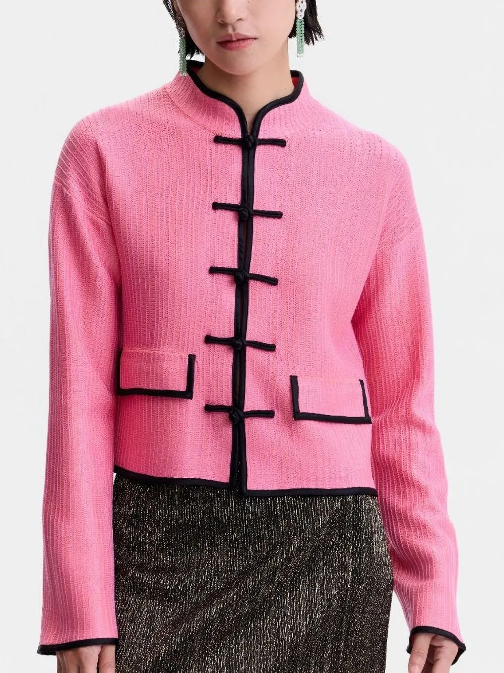 Shanghai Tang textured jacket | Oversized Jackets | Image 2