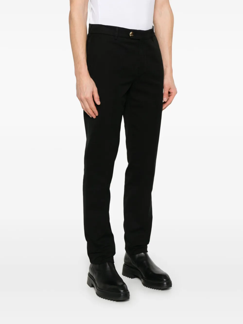 Brunello Cucinelli Broek met toelopende pijpen Zwart