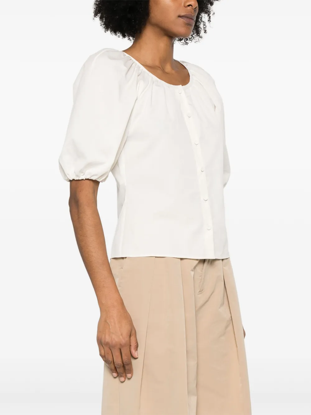 Shop Philosophy Di Lorenzo Serafini Striped Shirt In Neutrals