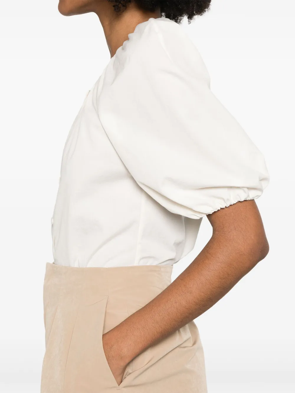 Shop Philosophy Di Lorenzo Serafini Striped Shirt In Neutrals