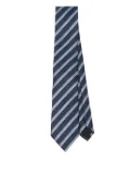 Zegna striped tie - Blue