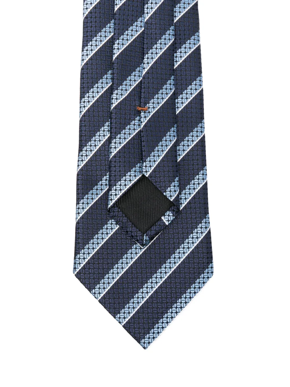 Zegna striped tie - Blauw