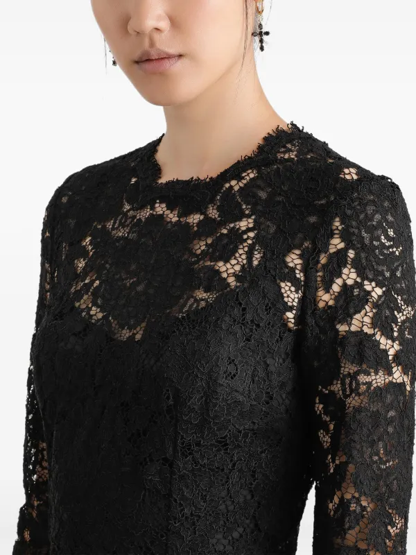 Dolce & Gabbana ロングスリーブ ワンピース | ブラック | FARFETCH JP