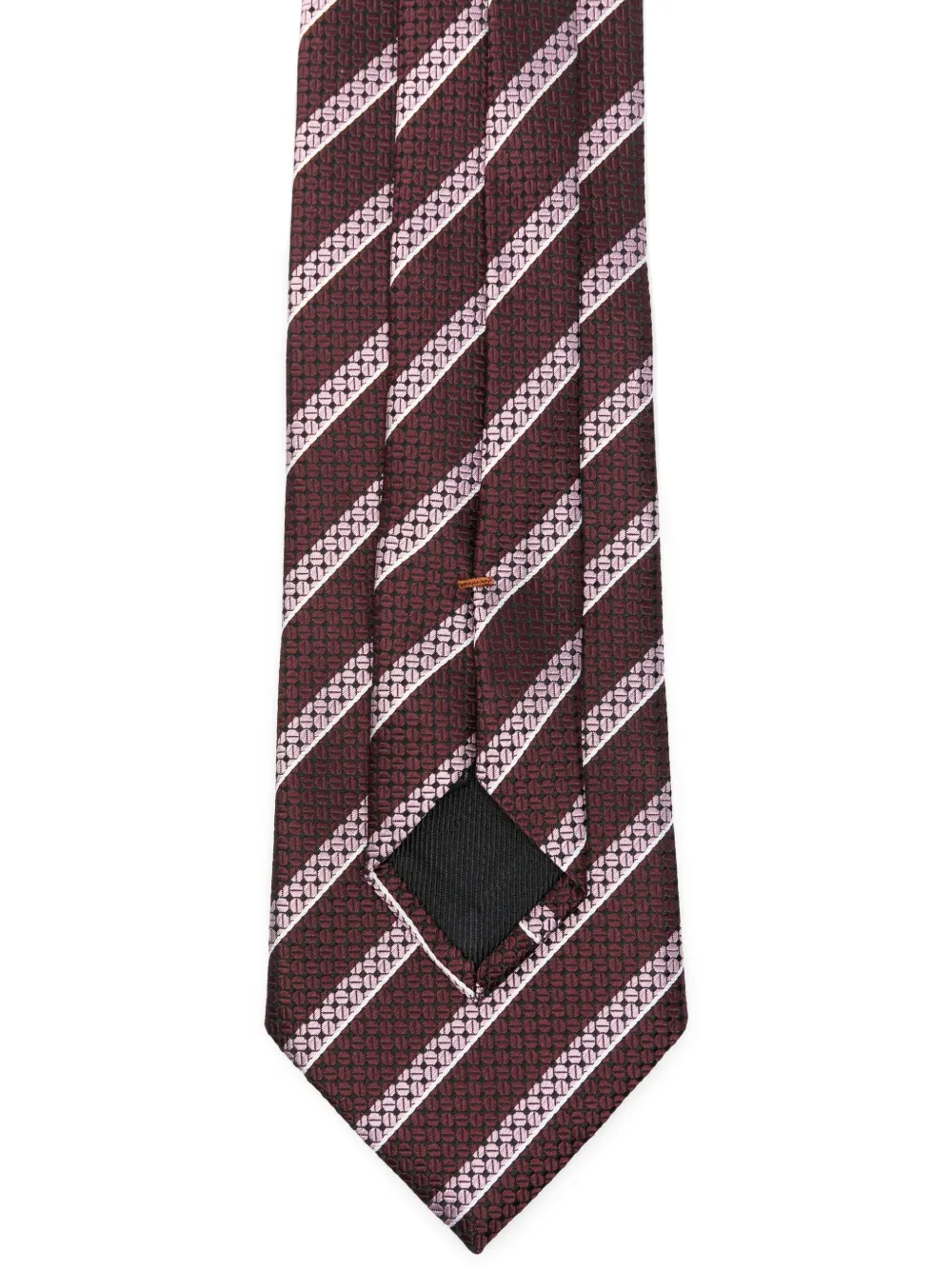 Zegna striped tie - Rood