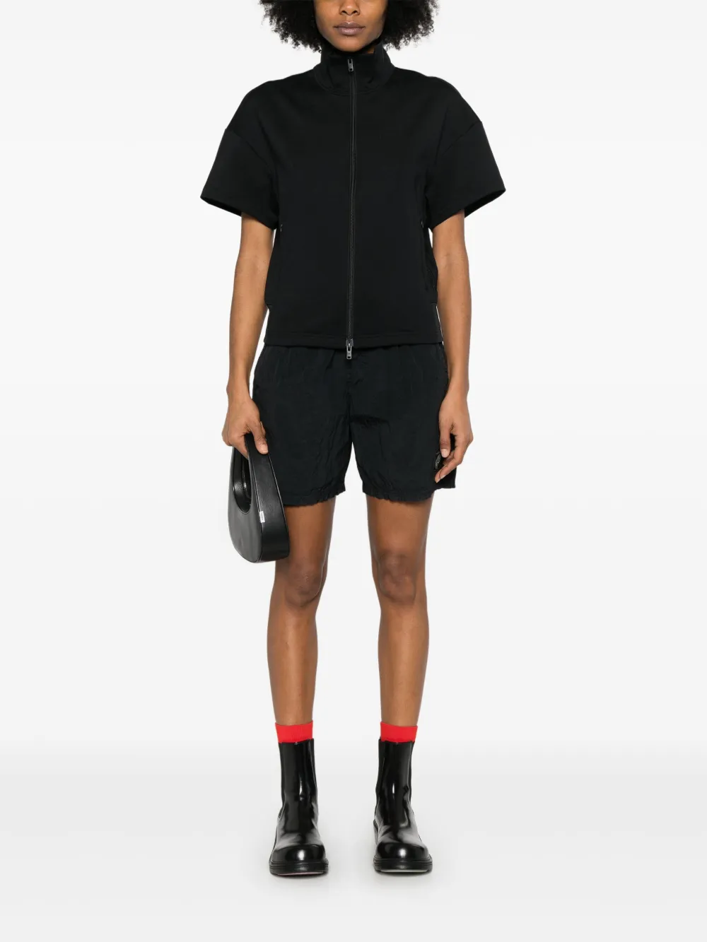 Y-3 Technisch jersey T-shirt - Zwart