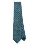 Zegna textured tie - Green