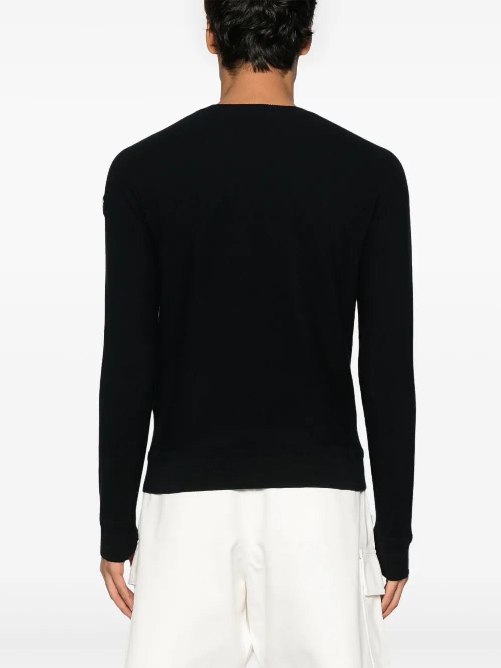 Moncler Trui met logopatch Blauw