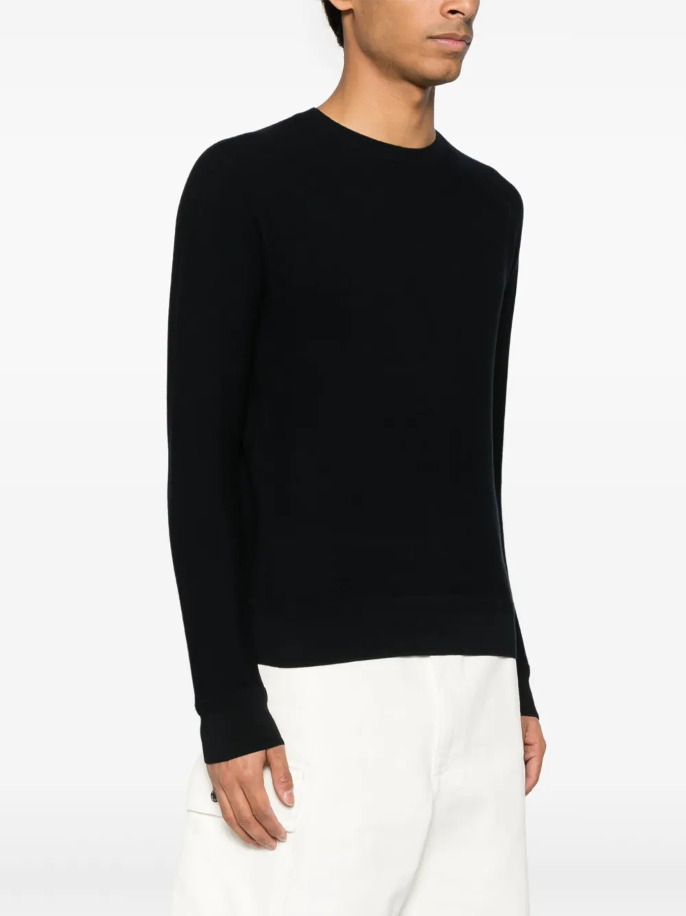 Moncler Trui met logopatch Blauw
