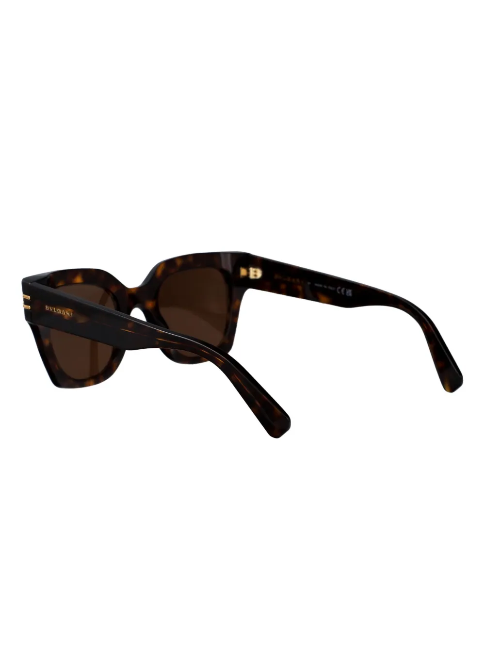 Bvlgari Zonnebril met cat-eye montuur Bruin