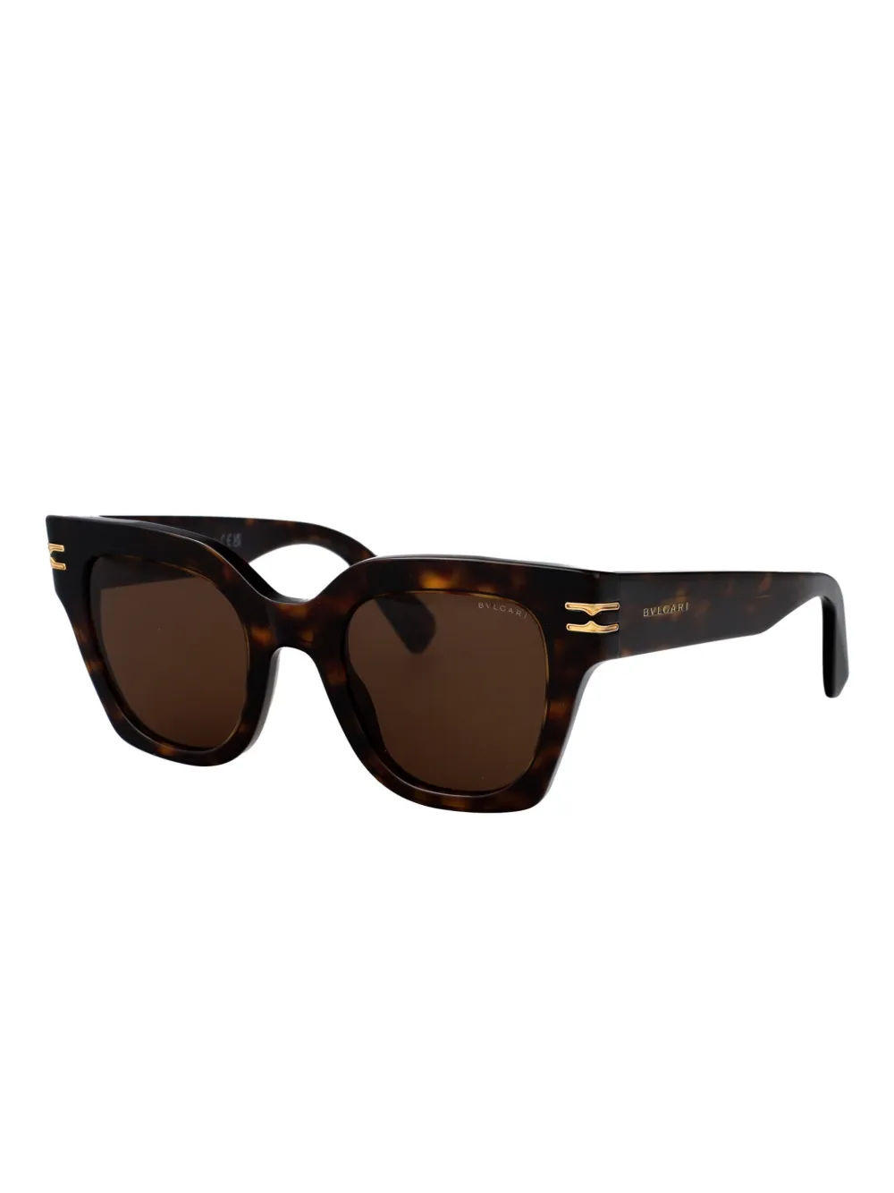 Bvlgari cat eye-frame sunglasses - Bruin