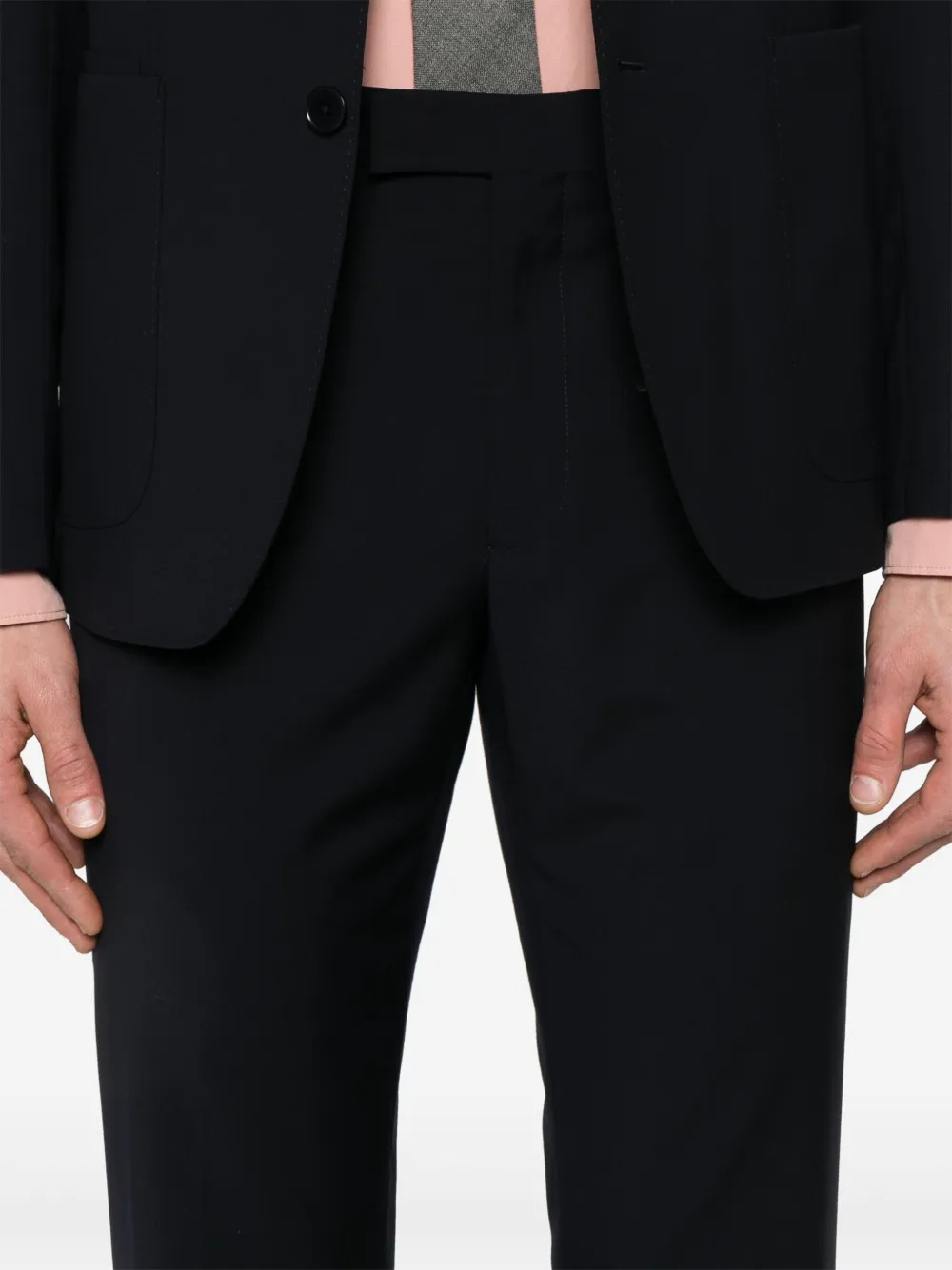 Zegna Wollen pak Blauw