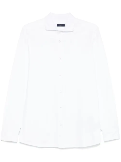 Fay chemise en coton - Blanc - Fay - Modalova