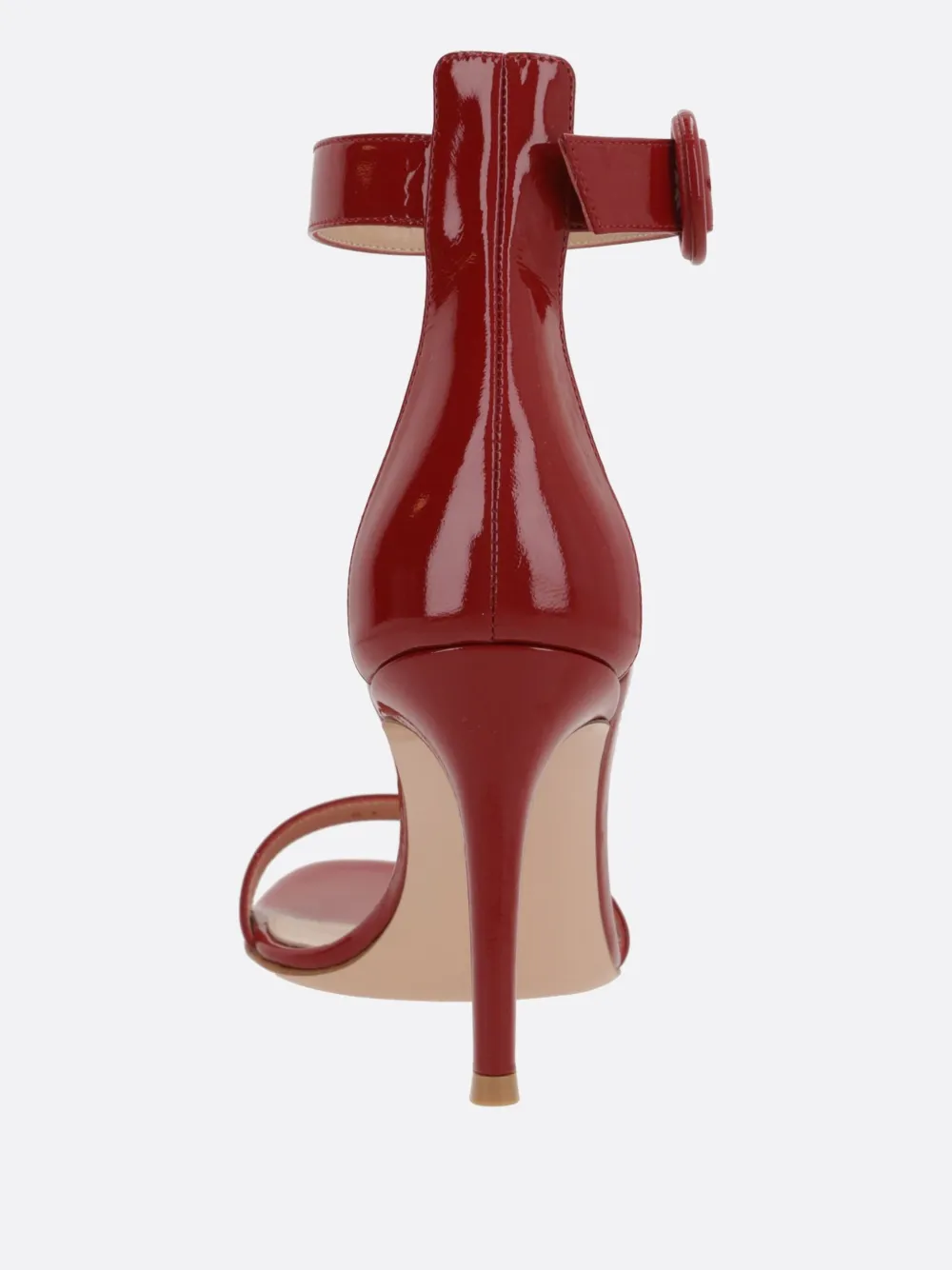 Shop Gianvito Rossi 85mm Portofino Sandals In Rot