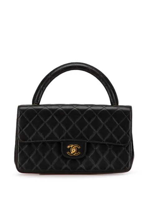 CHANEL Pre-Owned sac à main Kelly Flap médium en peau d'agneau (1996-1997)