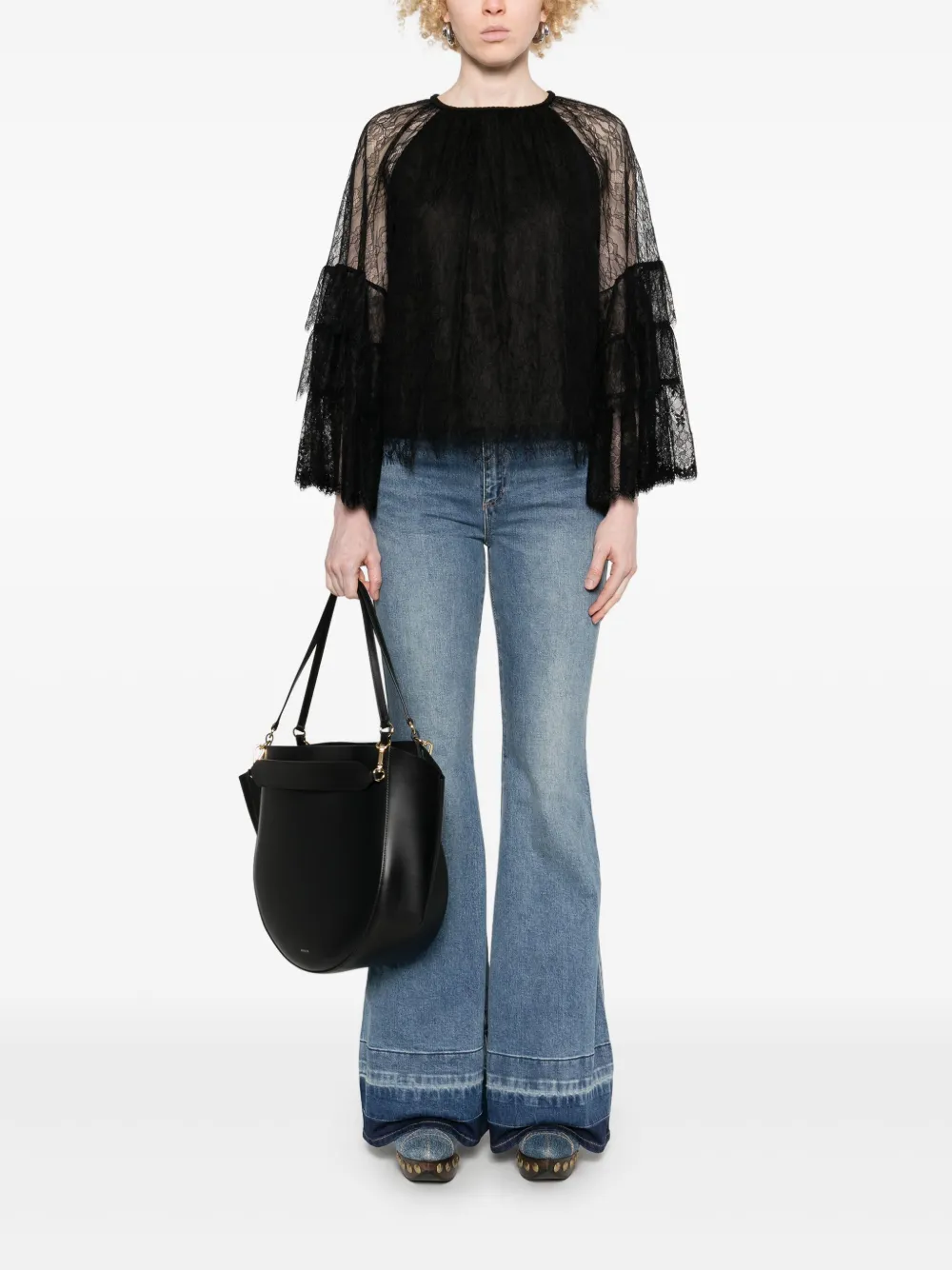 alice + olivia Delia blouse - Zwart