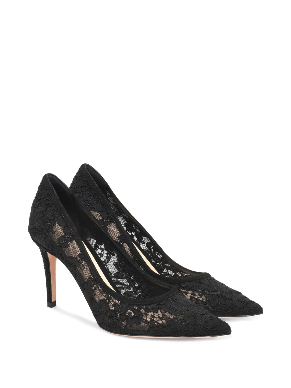 Gianvito Rossi 85mm Claudia pumps - Zwart