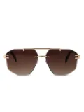 Chopard Eyewear geometric frame sunglasses - Pink