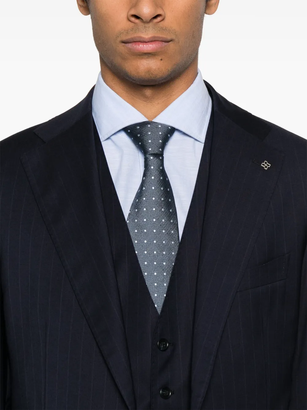 Tagliatore Gestreept pak Blauw