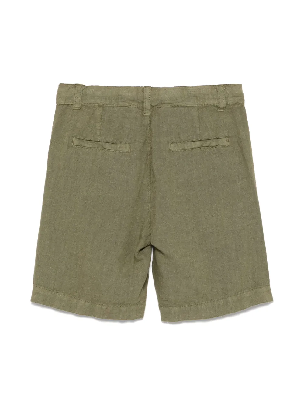 Aspesi Kids Linnen bermuda shorts - Groen