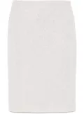 Casablanca crystal-monogram skirt - Grey