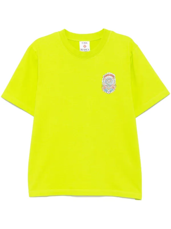【関税込み】Casablanca グリーン Casa Way Skate Tシャツ Casa Way Skate T-Shirt | Casablanca Paris