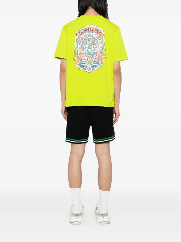 Casablanca Casa Way Skate Printed T-shirt | Green | FARFETCH