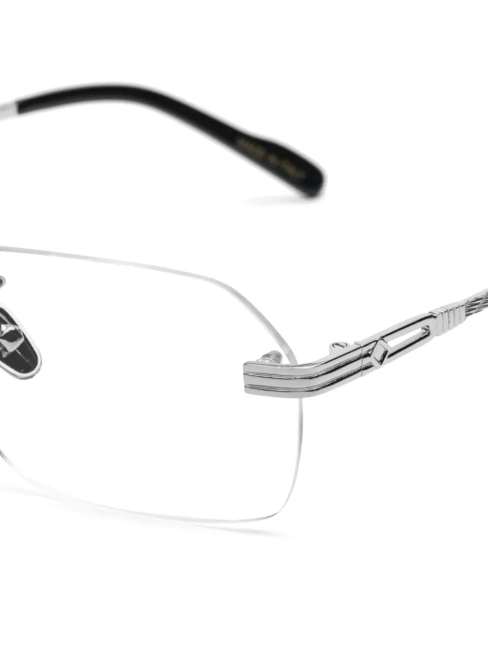 Bustout Eyewear rectangle-frame glasses - Zilver