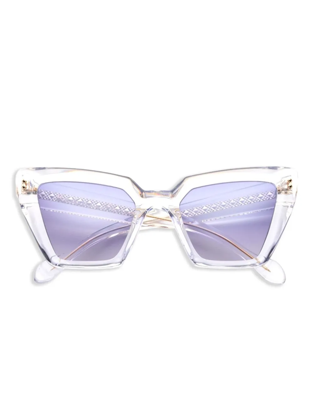 Kador Vanessa zonnebril met cat-eye montuur Wit