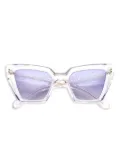 Kador Vanessa cat-eye sunglasses - White