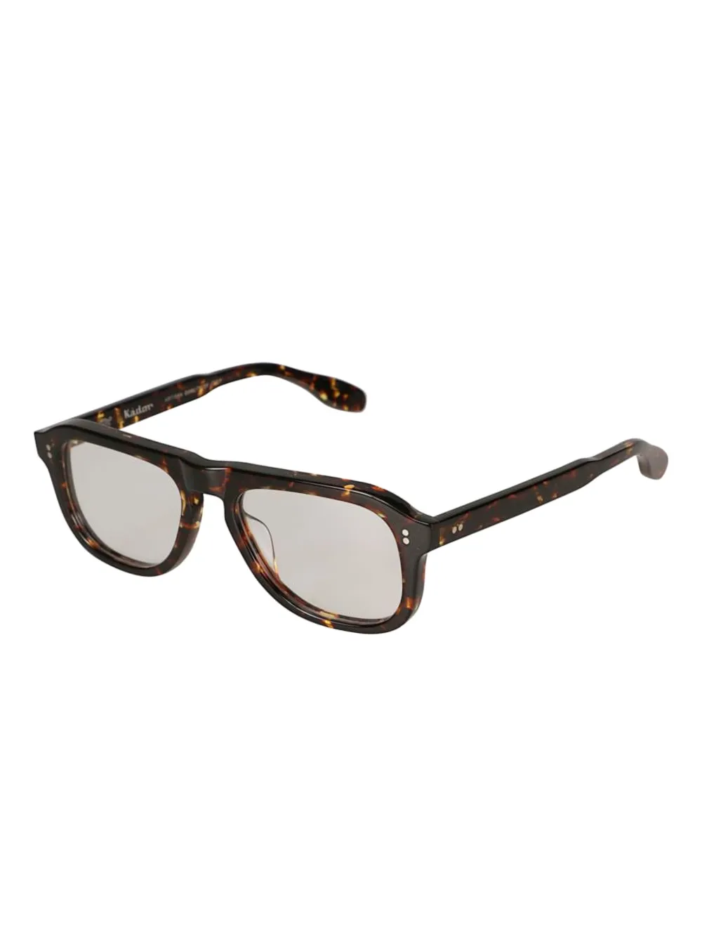 Kador Bravo tortoiseshell pilot-frame glasses - Bruin