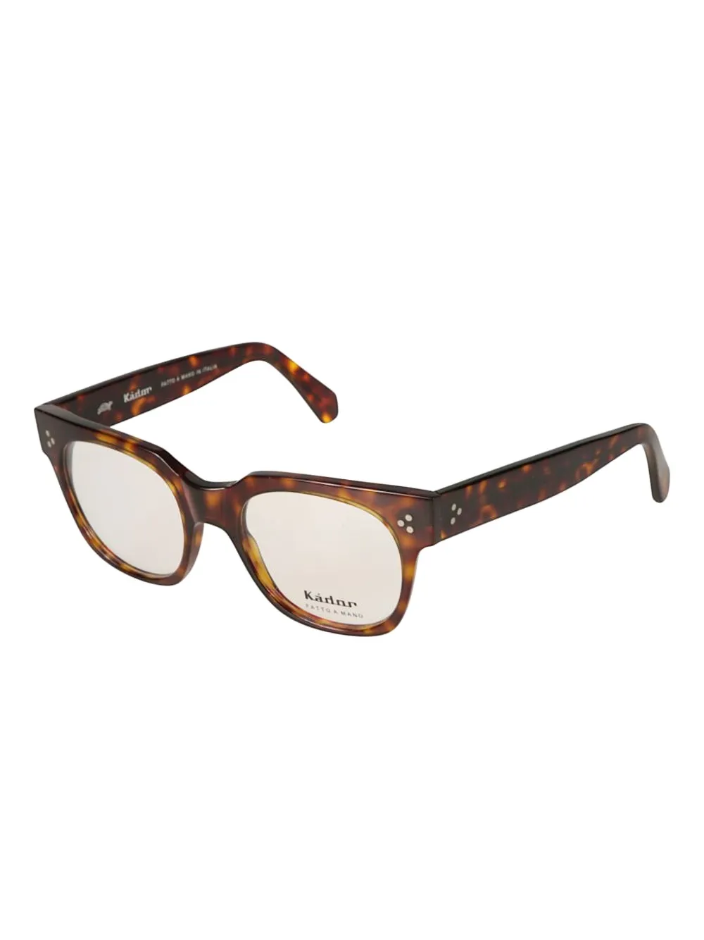 Kador Hampton Square-frame Glasses In Brown