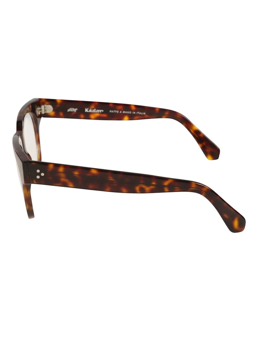 Kador Hampton Square-frame Glasses In Brown