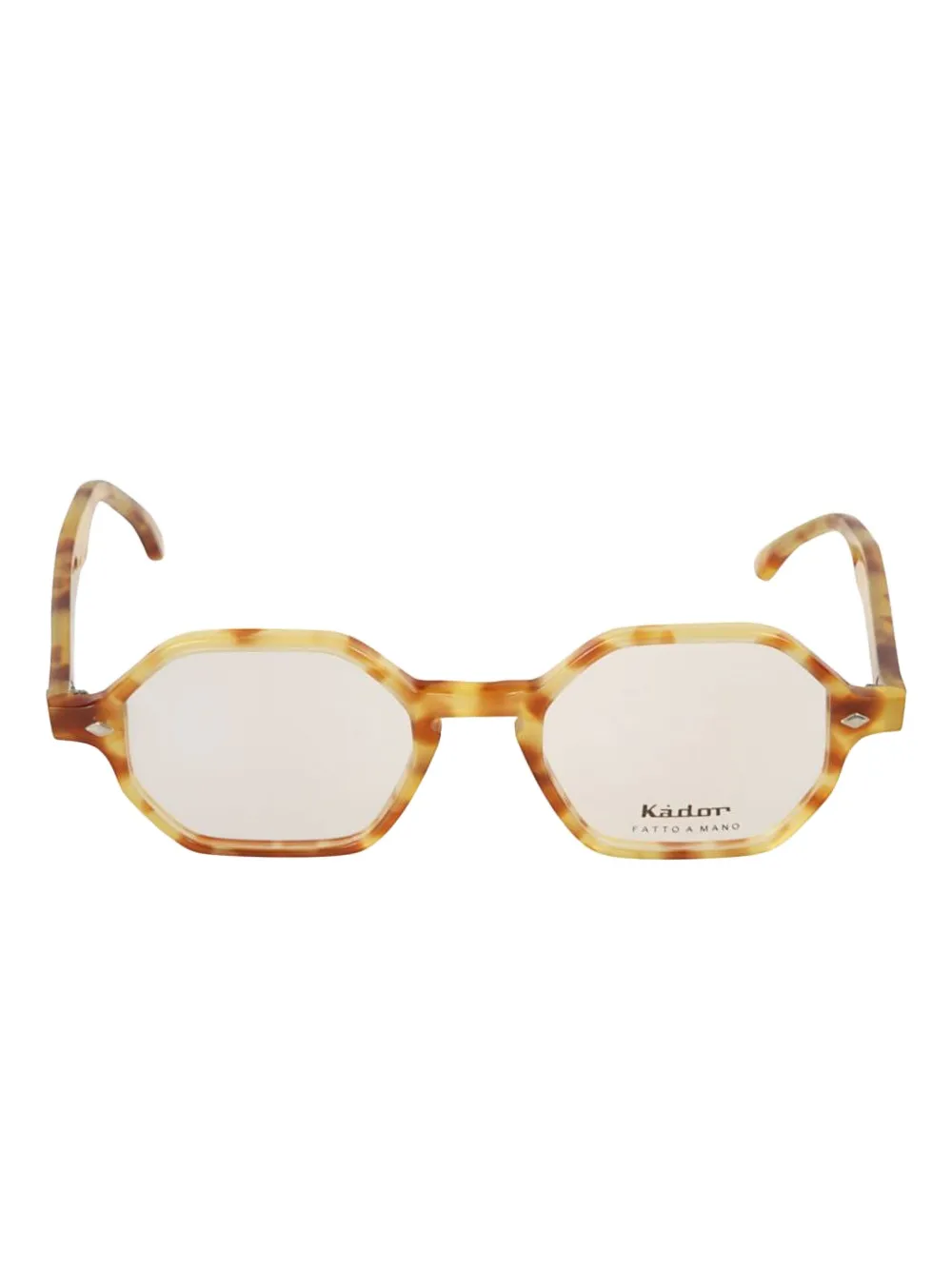 Kador Octagon geometric-frame glasses | Brown | Image 1