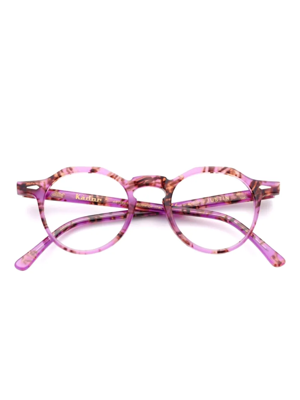 Kador Justin round-frame glasses | Pink | Image 1