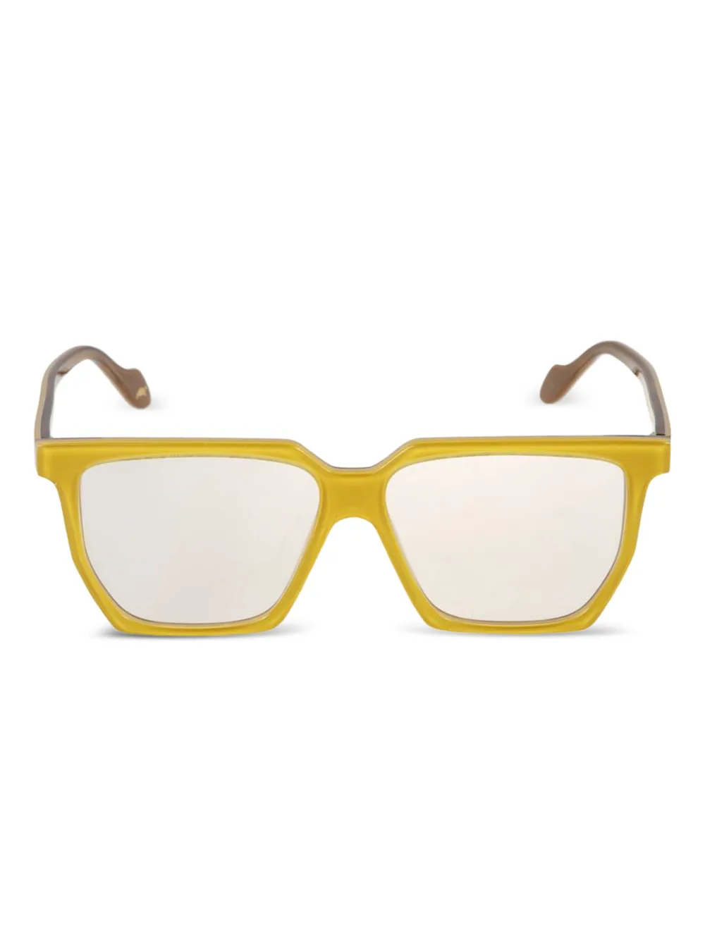 Kador lunettes de vue Charlize à monture géométrique | jaune | Image 1