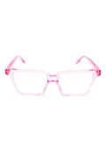 Kador square-frame glasses - Pink