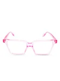 Kador square-frame glasses - Pink