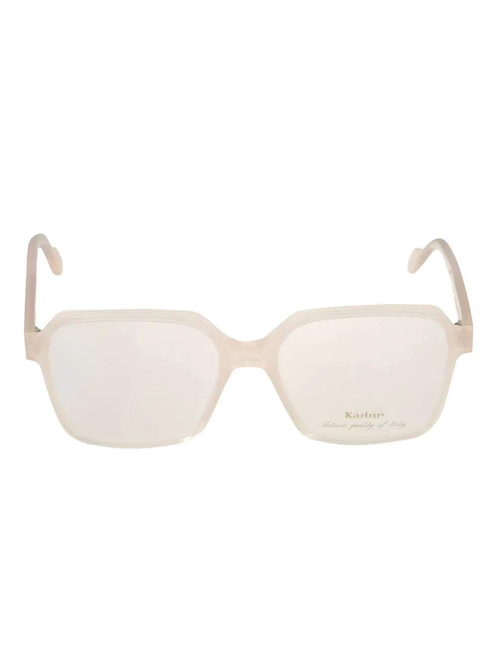 Kador Lisa geometric-frame glasses | Neutrals | Image 1