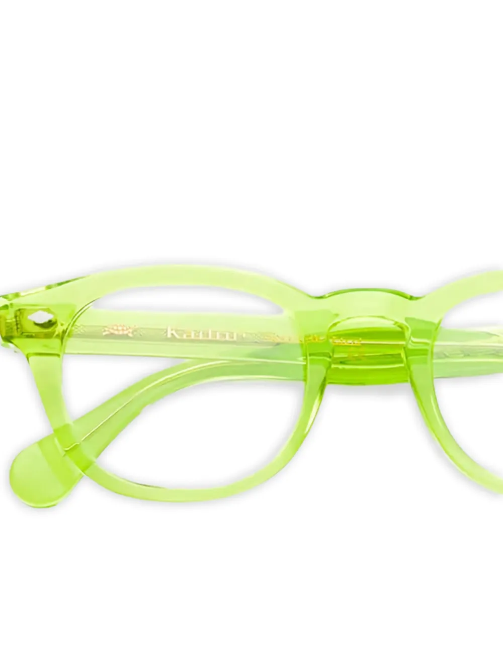 Kador lunettes de vue à monture ronde boisée | Homme | Image 2