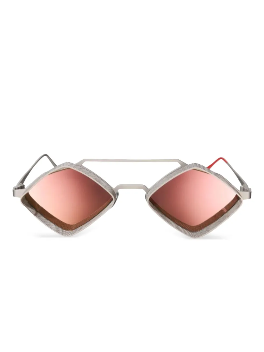 Vysen Eyewear J-4 geometric-frame sunglasses | Silver | Image 1