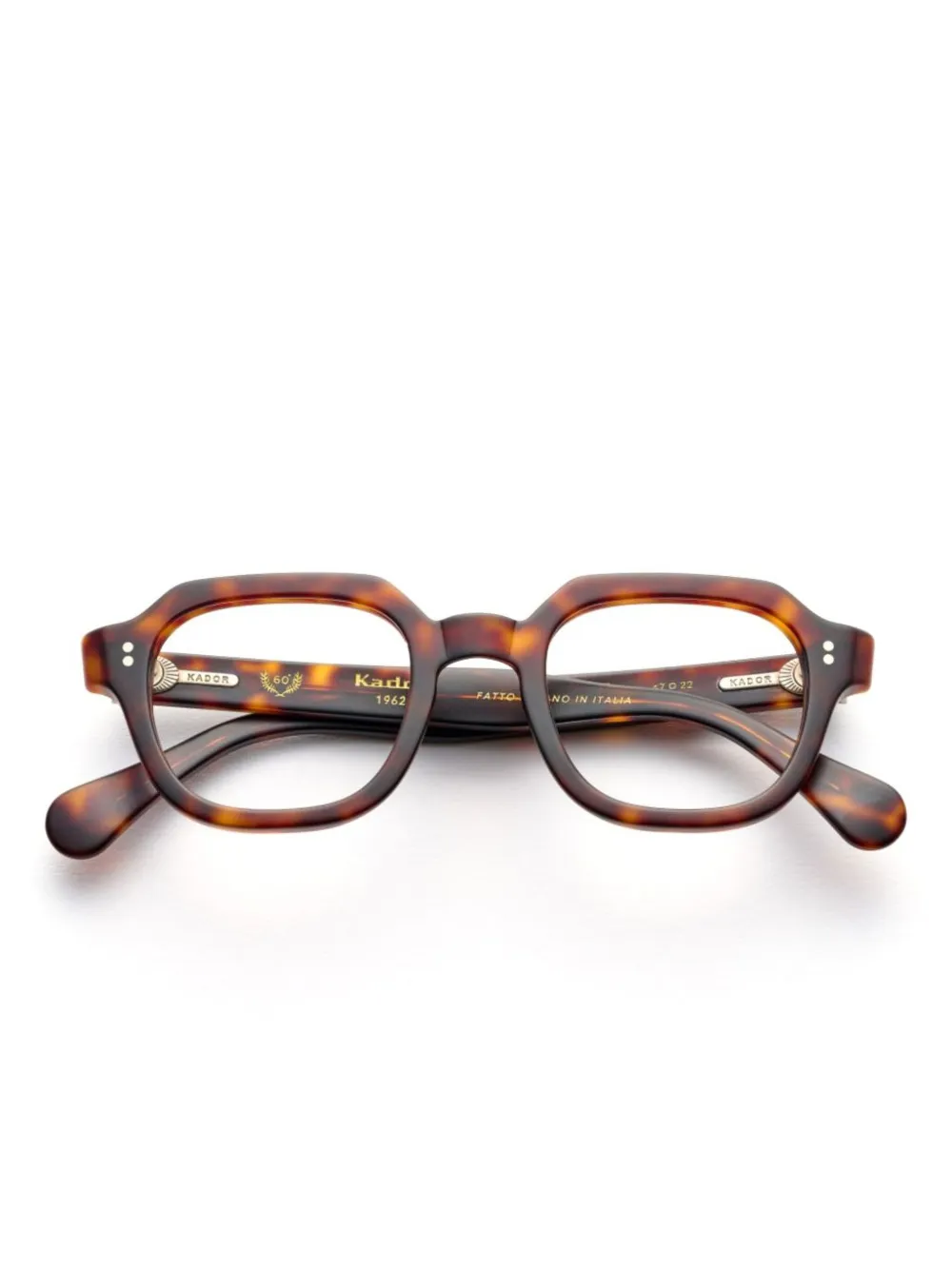 Kador lunettes de vue à monture géométrique | marron | Image 1
