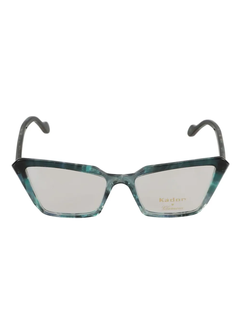 Kador geometric-frame glasses - Blu