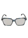 Kador Kallima Light geometric-frame glasses - Blue