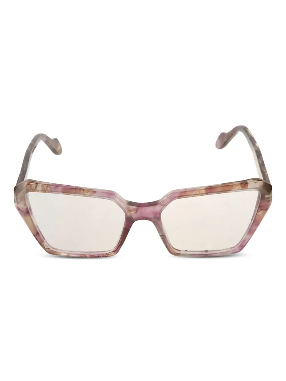 Kador Kamila Light geometric frame glasses | Pink | Image 1